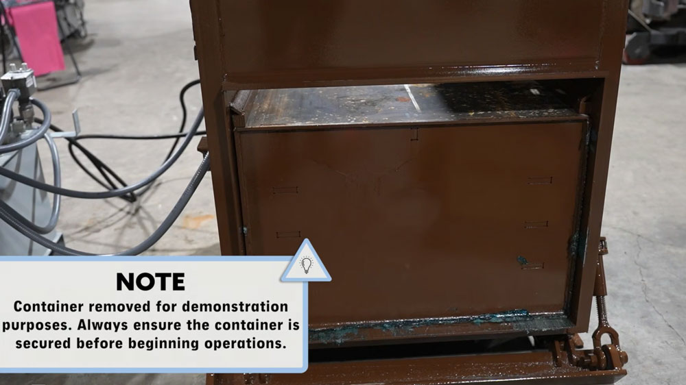 How to operate a Marathon Mini Mac apartment compactor